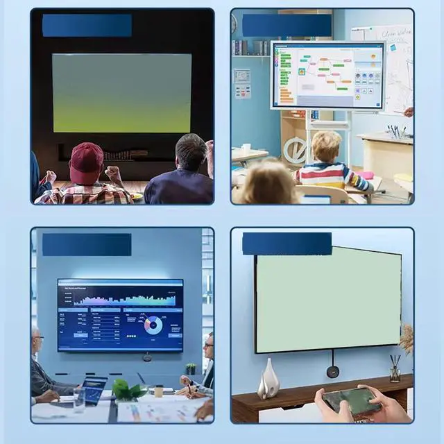 Alt view image 3 of 7 - HDMI Display Dongle Adapter, 4K 1080P Video Audio Extender, No Delay, from Laptop, PC, Smartphone to HDTV Monitor Projector