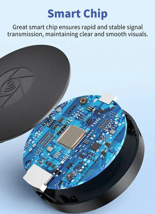 Alt view image 3 of 7 - Wireless HDMI Display Adapter, 1080P HDMI Extender, Wireless Display Adapter, Stream from Laptop, PC or Smartphone to HDTV Projector, Plug & Play