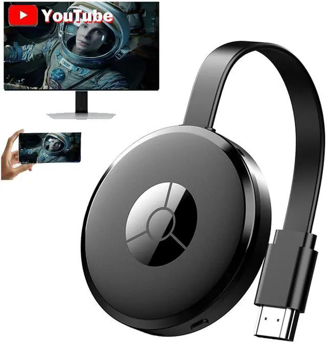 Main image of Wireless HDMI Display Adapter, AirPlay/Miracast/DLNA Screen Mirroring Dongle for i-Phone, Android, Windows & Mac, Stream Video/Audio/Photos from Phone or Laptop to TV/Monitor, No App Required