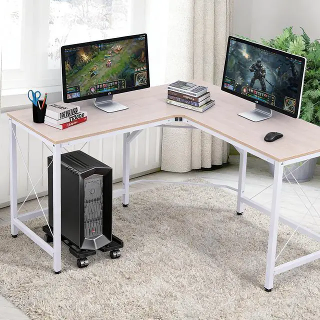 Alt view image 7 of 7 - Pc Stand for Floor, Adjustable Computer Tower Stand for Carpet,Mobile CPU Stand with 4 Rolling Caster Wheels, PC Tower Stand Fits Most PC Under Desk-D-Black