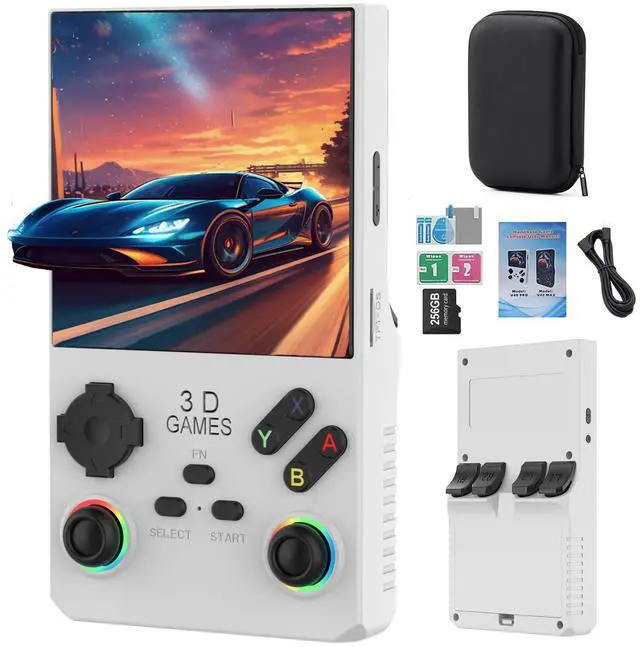 Main image of 2025 New Upgraded V40 Max Handheld Game Console, 40000 Games 4 inch IPS Screen Retro Gaming Console, 256G 4000mAh Portable Mini Pocket Handheld Emulator Gift for Adults