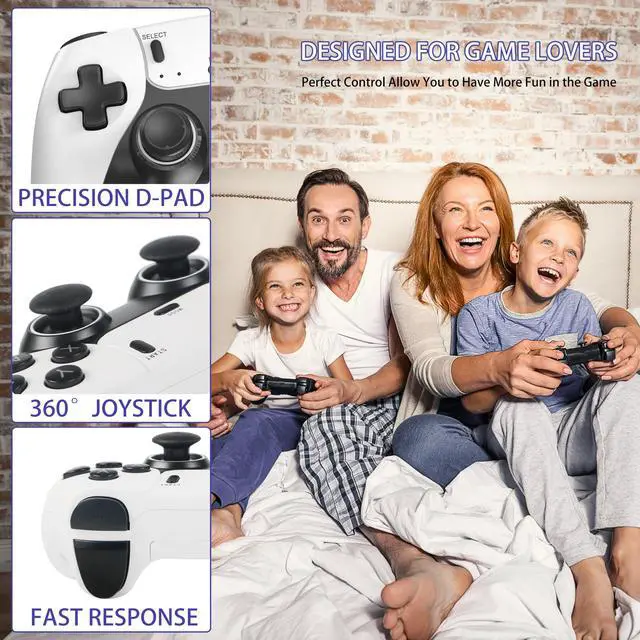 Alt view image 5 of 6 - Wireless Retro Game Console Stick with 40000+ Games, Video Game Console 23+ Emulators Classic Games, 4K HDMI Output for TV, Plug & Play Retro Gaming Stick with Dual 2.4G Controllers