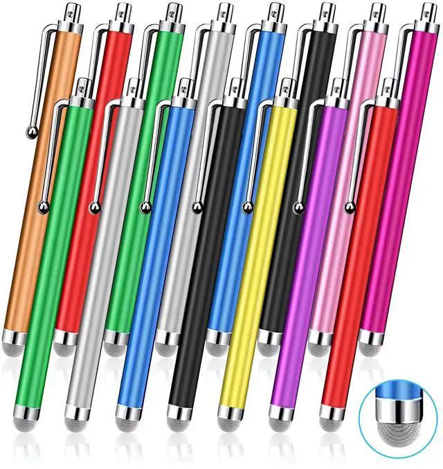 Main image of 15 PCS Stylus Pen for Touchscreen,High Sensitivity Precision Stylus Pen with Durable Fiber Tip,Stylus Compatible for iPad/iPhone/Android Tablets and Touchscreen Devices,10 Colors