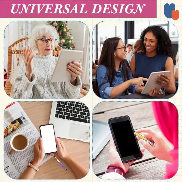 Alt view image 4 of 6 - 20 Pcs Mini Stylus Pen Capacitive Resistive Touchscreen Pens Retractable Stylus Pen for All Smartphones, Mobile Phones, Tablets Universal Touchscreen Devices