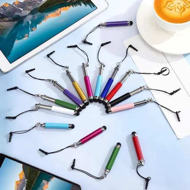 Alt view image 5 of 6 - 20 Pcs Mini Stylus Pen Capacitive Resistive Touchscreen Pens Retractable Stylus Pen for All Smartphones, Mobile Phones, Tablets Universal Touchscreen Devices