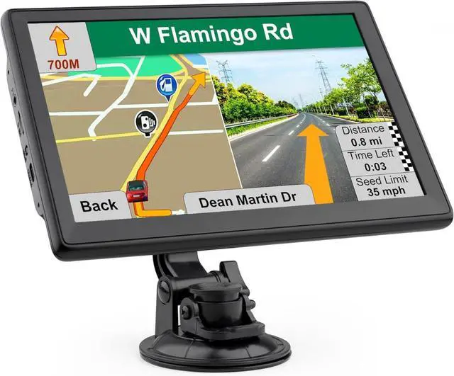 Main image of GPS Navigator for Car with 2026 Maps Lifetime Free Update, 7" Car GPS Navigation System for Vehicles Truck Commercial Drivers with POI/ZIP Search, Support FM, Voice Guidance, Speedcam/Red Light Alerts