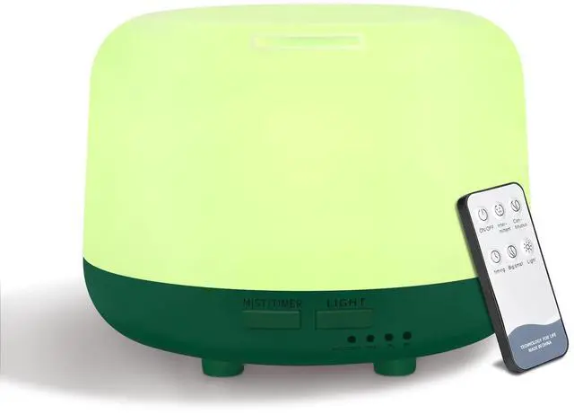 Main image of 300ML Aromatherapy Diffuser for Home, Quiet Diffuser for Essential Oils with Remote Control, 7 LED Color Changing Light, Scent Cool Mist Air Humidifier