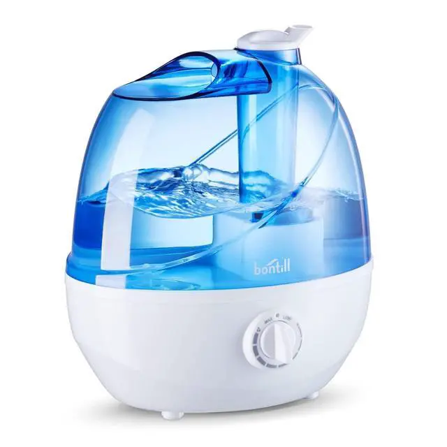 Alt view image 2 of 7 - Cool Mist Humidifiers for Bedroom & Large Room (2.5L Water Tank) Quiet Ultrasonic Air Humidifier For Babies Nursery, Office, Indoor Plants & Whole House -Adjustable 360 Rotation Nozzle, Auto-Shut Off