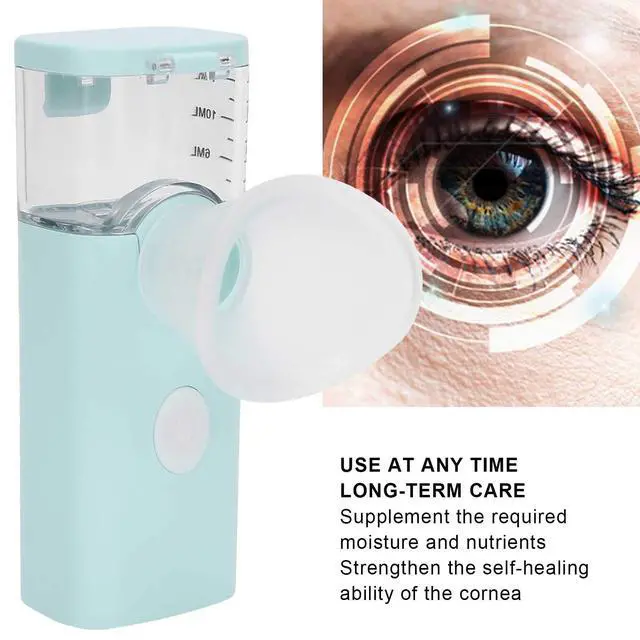Alt view image 6 of 7 - Eye Moisturizing Machine, Skin Cleaning Eye Care Sprayer, for USB Charging Handheld(The New Eye moisturizer Blue)