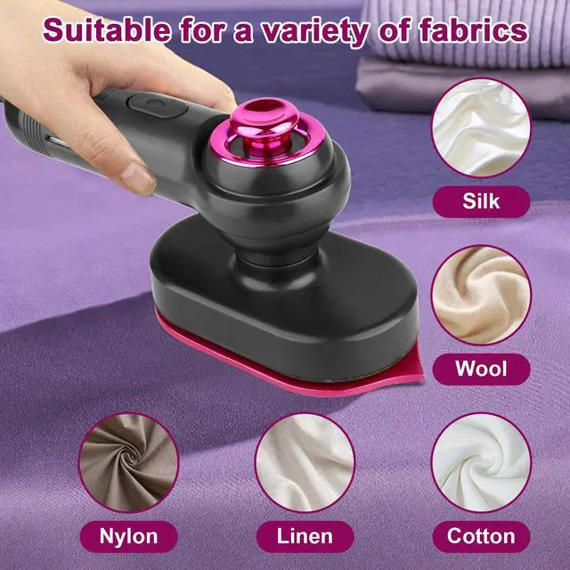 Alt view image 4 of 5 - Ultra-Light 2-in-1 Mini Steam Iron, Portable Travel Steam Iron with 60ml Large Tank, 90° Rotatable Handle & Precision Tip for Collars, Handheld Clothes Steamer for Home, Office, Dorm