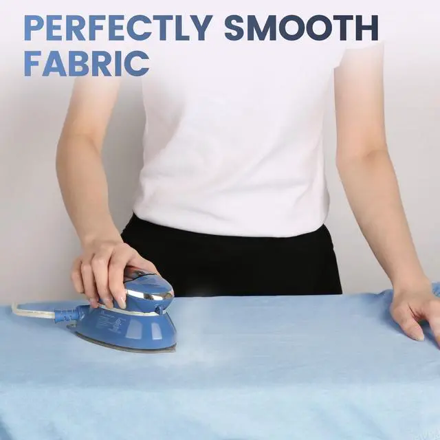 Alt view image 5 of 7 - Mini Travel Steam Iron for Clothes with Dual Voltage, Non-Stick Soleplate, One Temperature Technology, Detachable Water Tank, Ideal for Sewing, Quilting and Handcraft