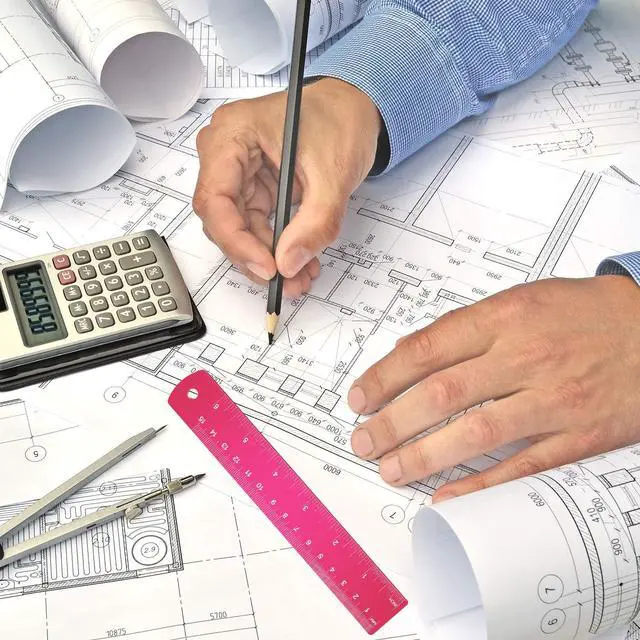 Alt view image 7 of 7 - Stainless Steel Ruler and Metal Rule Kit with Conversion Table (Rose Red, 12 Inch, 6 Inch)