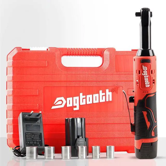 Main image of Extended Cordless Electric Ratchet Wrench Set,40 Ft-lbs, 300 RPM, Brushless, Variable Speed Trigger, 3/8" 16.8V Power Ratchet Tool Kit With 1 * 1500mAh Lithium-Ion Battery And Charger