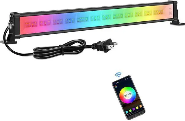 Main image of RGB Wall Washer Light, 42W RGBCW Smart APP Waterproof LED Strip Lights Bar, Dimmable for Church Wedding Birthday Party Outdoor Stage Lighting Christmas Decoration