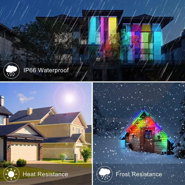 Alt view image 6 of 7 - RGB Wall Washer Light, 42W RGBCW Smart APP Waterproof LED Strip Lights Bar, Dimmable for Church Wedding Birthday Party Outdoor Stage Lighting Christmas Decoration