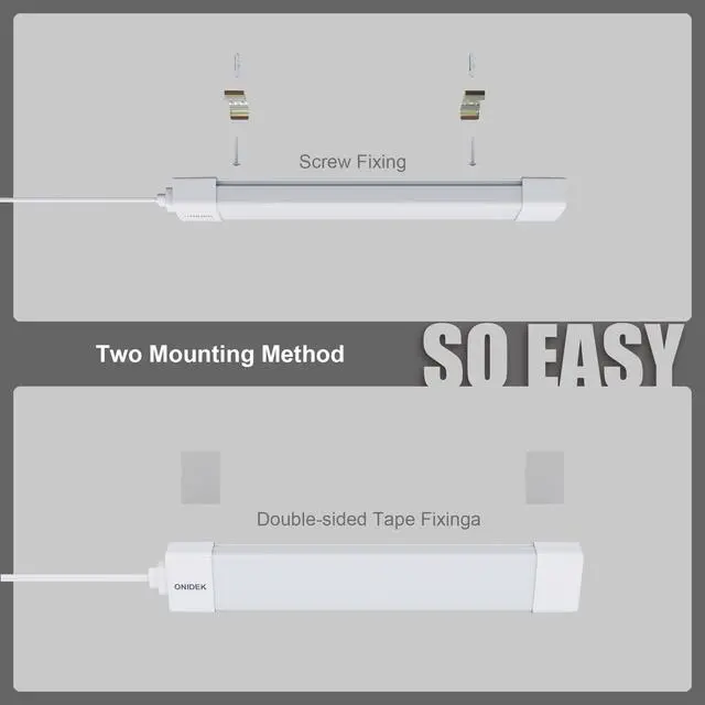 Alt view image 5 of 7 - Under Cabinet Lights with Plug. 3000K-6500K Dimming and Color. with Wireless Control Panel and Remote Control.15W 1500LM for Garage, Kitchen, Bathroom, Closet, Office (16 inch)