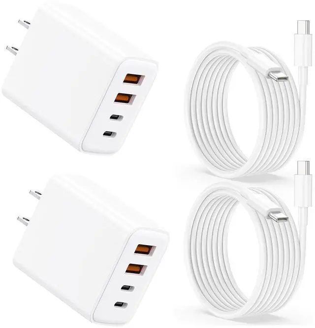 Main image of USB c Charger,wall Charging Adapter,USB Charger Block Multiple Ports with C to C Cables for iPhone 16/16 Plus/16 Pro/16 Pro Max/iPhone 15/15 Plus/15 Pro/15 Pro Max