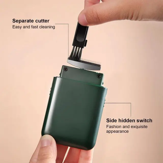 Alt view image 4 of 7 - Foil Shaver for Men Multifunction Stubble Trimmer with Pop-Up Sideburn Razor Cordless USB Rechargeable Mini Travel Shaver for Beards & Facial Hair