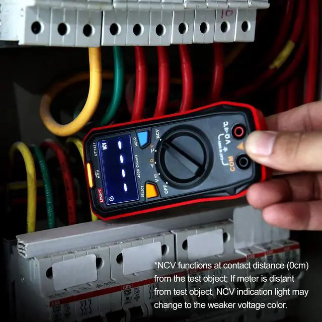 Alt view image 4 of 7 - Residential Multimeter Kit UT123T Digital Voltmeter Ohm Meter 4000 Counts Auto Ranging NCV with Test Leads Thermocouple