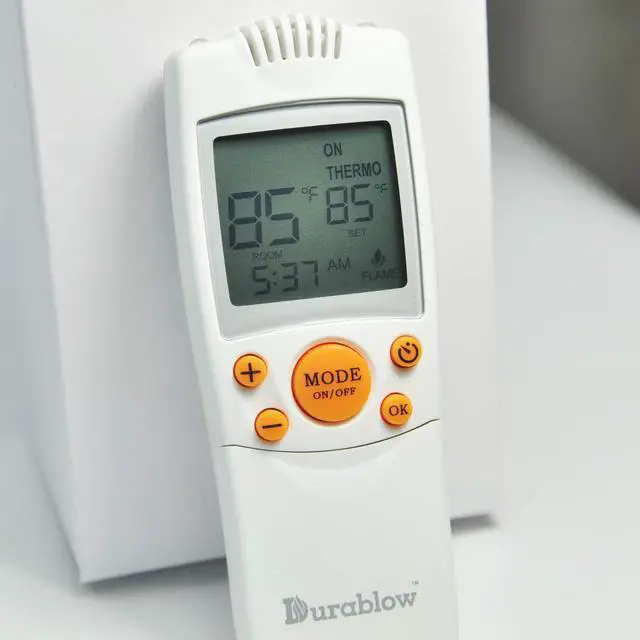 Alt view image 3 of 7 - TR1004 Gas Fire Fireplace On/Off Remote Control Kit + Thermostat + Timer + Backlit Transmitter for Millivolt Valve, IPI Module, Replaces Wall Switch or Thermostat