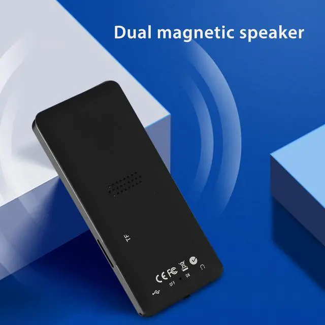 Alt view image 4 of 7 - Bluetooth MP3 Player, Compact Music Player with 1.8in Screen, Built in Speaker, MP4 MP3 Players for Kids, 350mAh Battery for Long Endurance, Support up to 64GB for Sport