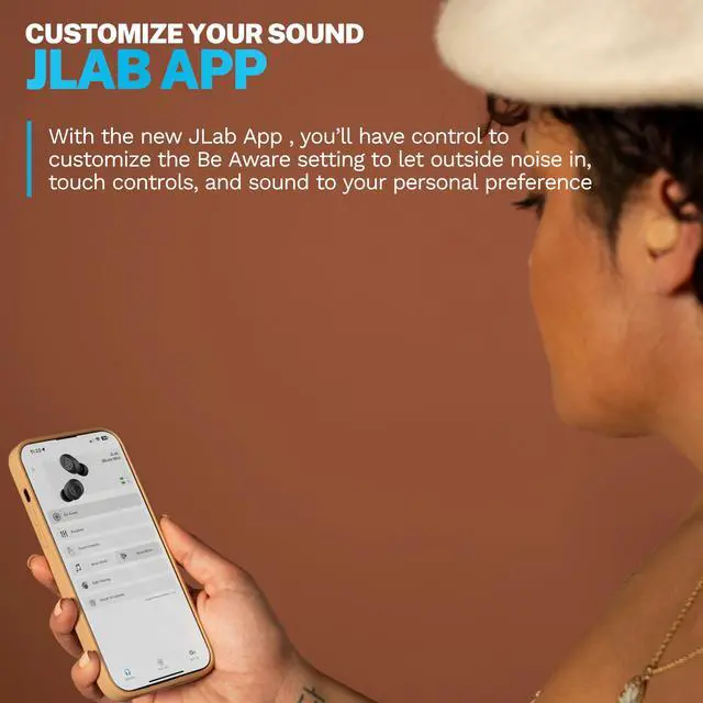 Alt view image 5 of 7 - Mini Tones, True Wireless Earbuds, Bluetooth Multipoint, IP55 Sweat Resistant, Be Aware Audio, Crystal Clear Calls, 3 EQ Settings