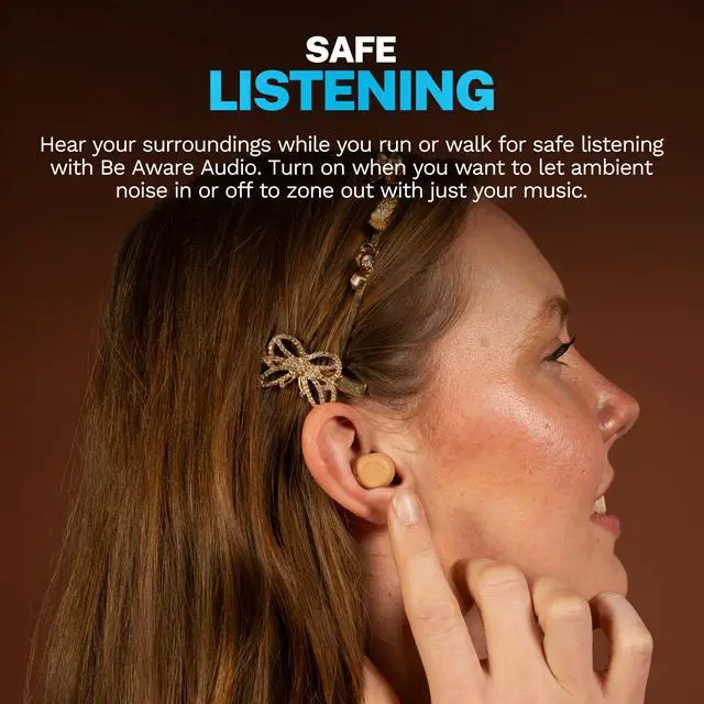 Alt view image 6 of 7 - Mini Tones, True Wireless Earbuds, Bluetooth Multipoint, IP55 Sweat Resistant, Be Aware Audio, Crystal Clear Calls, 3 EQ Settings