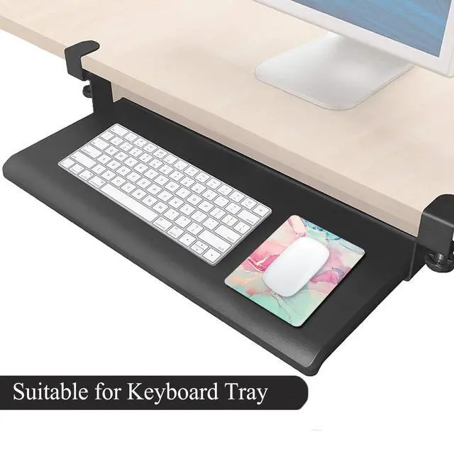 Alt view image 7 of 7 - Small Mouse Pad, Mini Mouse Pad 6 X 8 Inch with Non-Slip Rubber Base for Keyboard Tray Laptops Wireless Mouse Home Office Travel, Washable & Portable (Pink Green Marble)