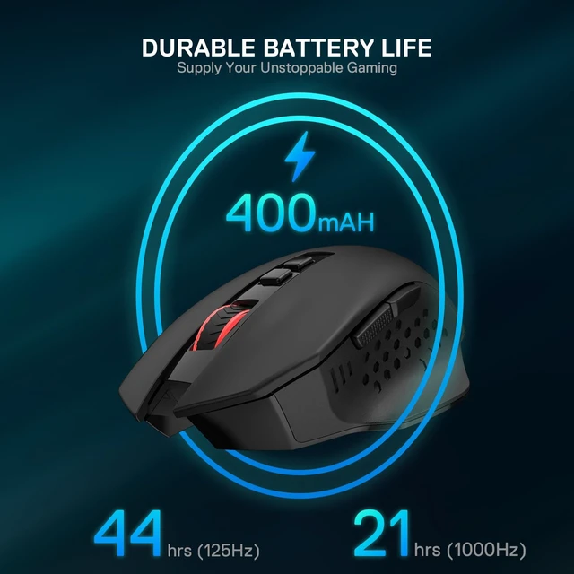 Alt view image 5 of 7 - M656 MAX 3-Mode Wireless RGB Gaming Mouse 10000 DPI Remapping Keys | 0 Delay Cable-Free Dedicated for FPS Gamer, Redefine Keybinding Macro, Hyping Silky Backlight, Ergonomic Body for Any Grip