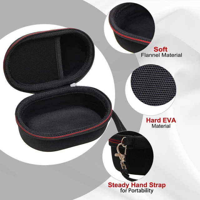 Alt view image 4 of 7 - LTGEM Mouse Case for Logitech G502 Hero Lightspeed Gaming Mouse, Black Hard Eva Shell, Waterproof, Shock Protection, Soft Anti-Scratch Interior, Office Travel Carrying Storage Bag Case Only