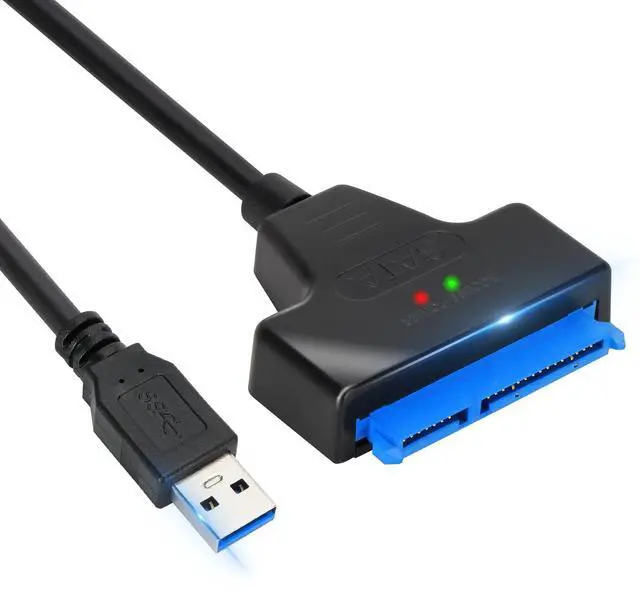 Main image of SATA to USB Adapter Cable for 2.5 inch SSD and HDD, USB 3.0 to SATA III Hard Driver,Support HDD to SSD Cable