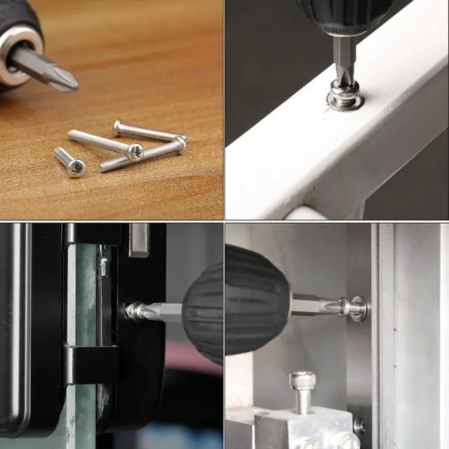 Alt view image 6 of 7 - Nuts and Bolts Assortment Kit, 540 pcs, Stainless Steel, M3(7 Sizes 6-30mm) Phillips Pan Head Socket Cap Screws Assorted Nuts and Bolts Nut Bolt and Washer Assortment Bolt and Nut Assortment