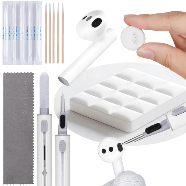 Main image of 8-1 Cleaner Cleaning Tool Kit for Cleaning Bluetooth Earphones | Safe Odorless Reusable Cleaner, Cleaning Gel Removes Oil And Dust, 75% Alcohol Swabs, Lightweight Portable, Device Use,MM04
