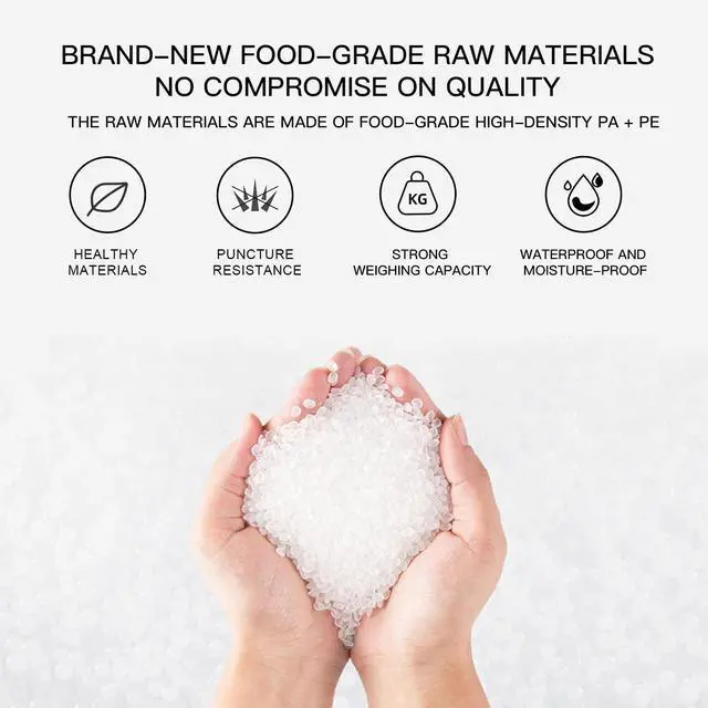 Alt view image 3 of 6 - Vacuum Sealer Machine Bags, 6 inch wide and 19.6 Feet Long for Megawise & other brand vacuum Perfect for Meal Prep and Sous Vide Cooking (8"x21.6")
