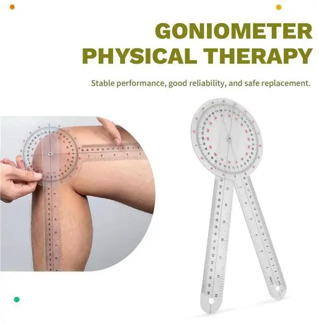 Alt view image 2 of 3 - 2X Digital Goniometer 360 Degree, Goniometer Physical Therapy - 12 Inch