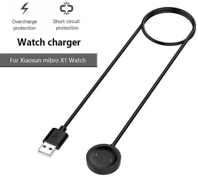 Alt view image 2 of 3 - 100cm watch Dock Charger For Mibro X1 Color Lite USB Cable Charging Dock Stand Power Magnetic Watch Charger Cradle