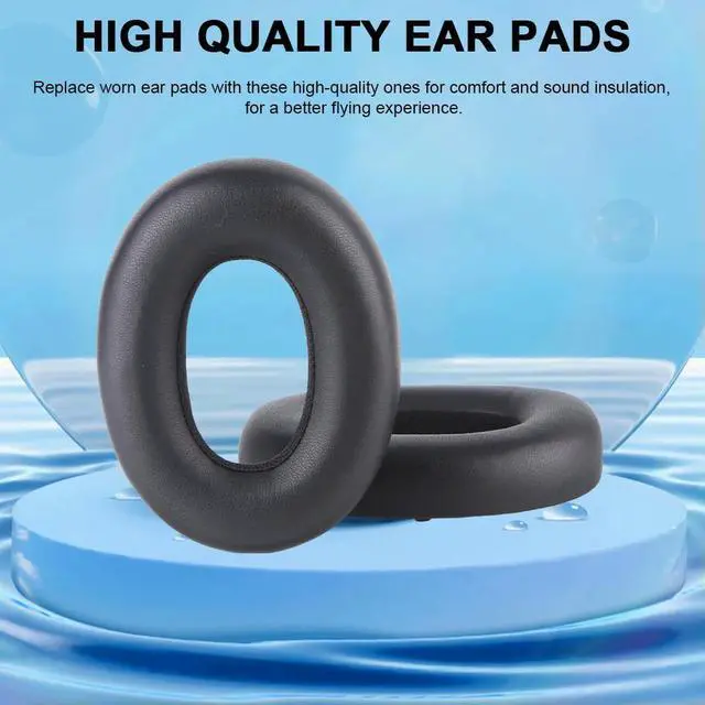 Alt view image 2 of 3 - 1 Pair Replacement Earpads Protein Leather/Ice Silk/Sheepskin Ear Pads Cushions for Bowers & Wilkins Px7 Headphones