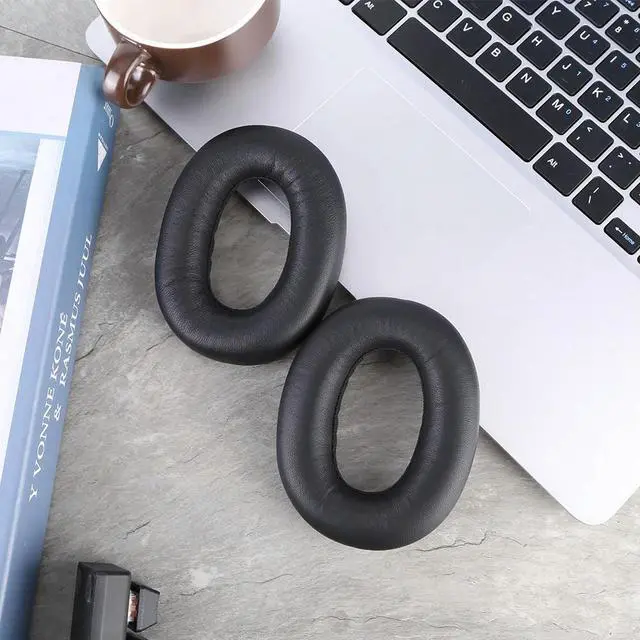 Alt view image 3 of 3 - 1 Pair Replacement Earpads Protein Leather/Ice Silk/Sheepskin Ear Pads Cushions for Bowers & Wilkins Px7 Headphones
