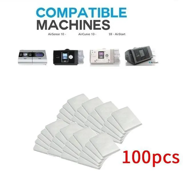 Alt view image 3 of 6 - N100Pcs S9/S10 CPAP Disposable Universal Replacement Filters for ResMed AirSense