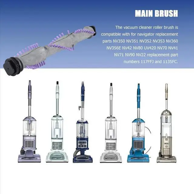 Alt view image 2 of 6 - Vacuum Cleaner Brush Roller for Shark Navigator Nv350 Nv351 Nv352 Nv353 Nv360 Nv356E NV42 Nv80 Uv420