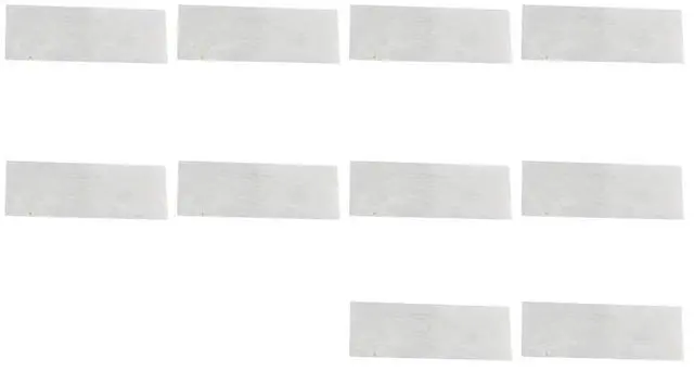 Alt view image 2 of 6 - 10Pcs Inlay Material White Mother of Pearl Shell Blanks Sheet Rectangle Inlay Material for Guitar