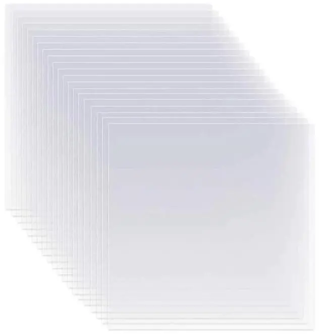 Main image of 20Pcs Clear Mylar Stencil Sheets 12 inch Blank Stencil Material Sheets,for Compatible & Silhouette Cutting
