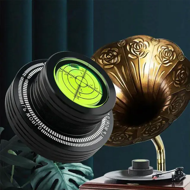 Alt view image 2 of 3 - LP Vinyl Record Player Disc Turntable Stabilizer Aluminum Alloy Record Turntables Weight Stabilizer 50Hz for LP Record Player
