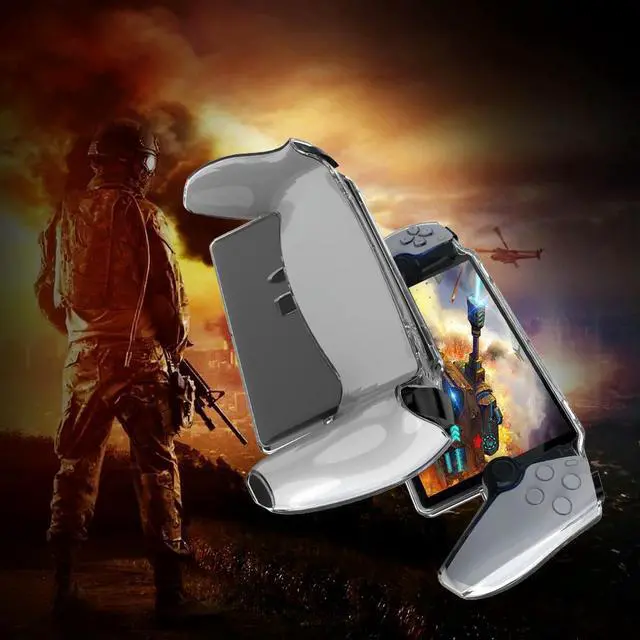 Alt view image 2 of 6 - TPU Gaming Console Controller Sleeve Skin Shockproof Transparent Anti-Drop Anti-Scratch Washable Anti-Fingerprint for Portal