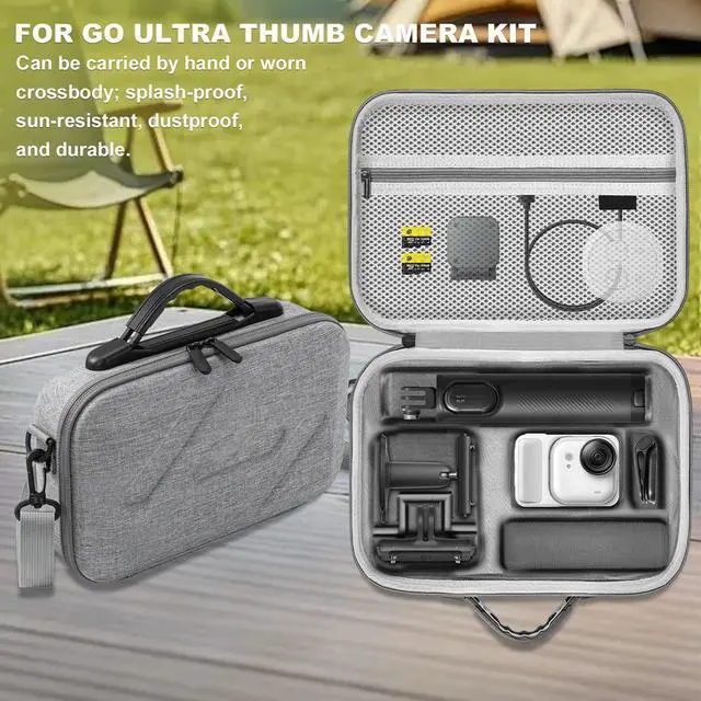 Alt view image 2 of 3 - Handbag Dustproof Protective Box for Go Ultra Camera Accessories Bag with Shoulder Strap