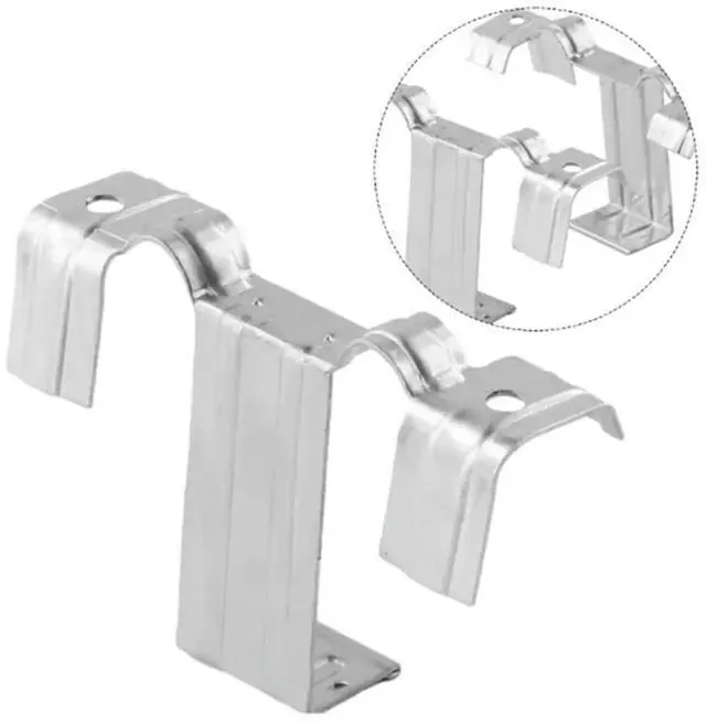 Alt view image 3 of 3 - MEOF 100PCS 35Mm Solar Panel Photovoltaic Water Guide Clip Stainless Steel Deflector Mud Drain Button Water Redirection Clips
