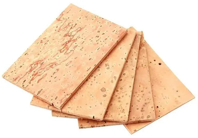 Alt view image 3 of 3 - 50Pcs Saxophone Neck Cork Sheet 2Mm Soprano Tenor Alto Saxophone Clarinet Joint Natural Neck Cork Sheet Natural Kit