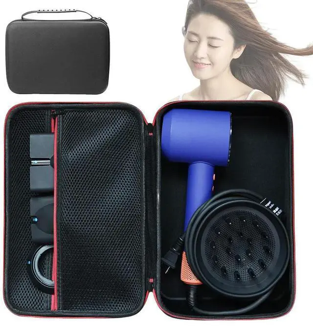 Alt view image 2 of 3 - EVA Protective Case Anti-Scratch Bag Travel Carrying Bag for Supersonic Nural HD16 Hair Dryer