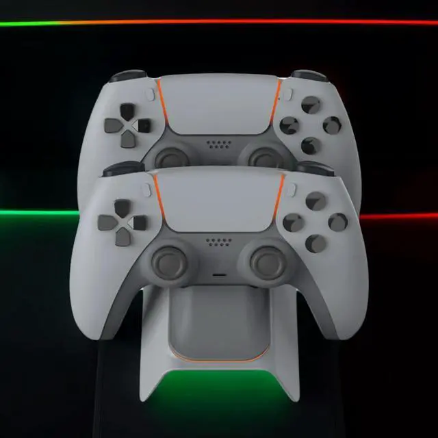 Alt view image 3 of 3 - For Dual Fast Charger with Light Charging Station Controller Charger Station for 5 Controller Charger