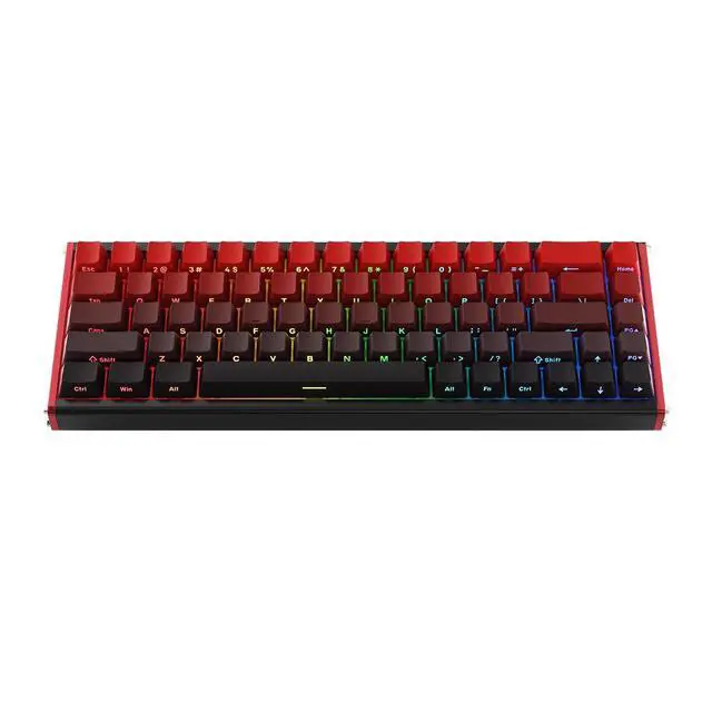 Main image of AJAZZ ALUX68 Aluminum Alloy CNC Magnetic Axis Wired Keyboard RT0.01 TTC,Magnetic grain switch / Kotec Switch / Aquarius Magnetic Switch Gradient Red--Magnetic grain switch